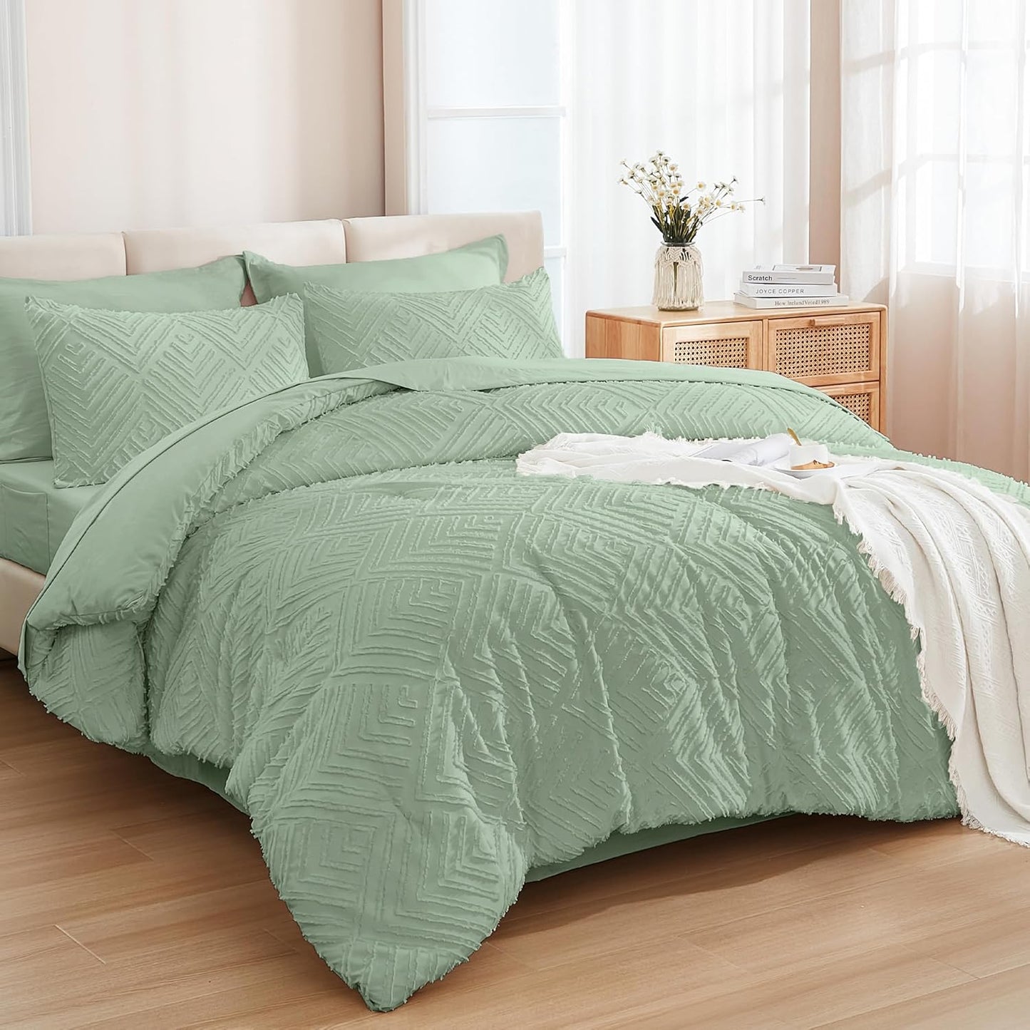 Gipsy Haven – Juego de Edredón Boho Texturizado